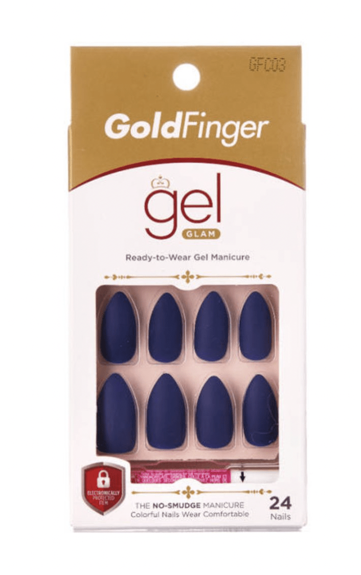 Kiss Gold Finger Glam Ready-to-Wear Gel Manicure