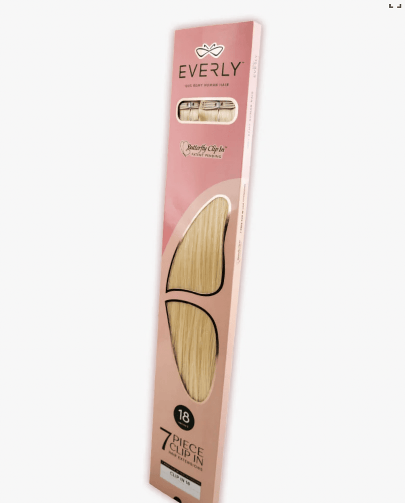 Sensationnel Human Hair Everly 7 Pcs Clip-In Straight 22"