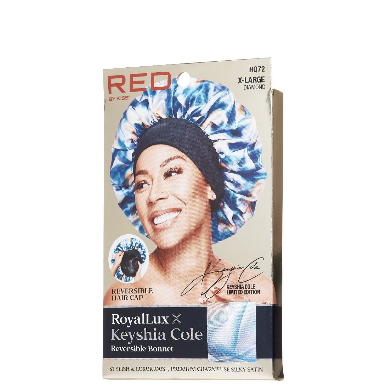 Red by Kiss Keyshia Cole Reversible Bonnet Royal Lux - BPolished Beauty Supply