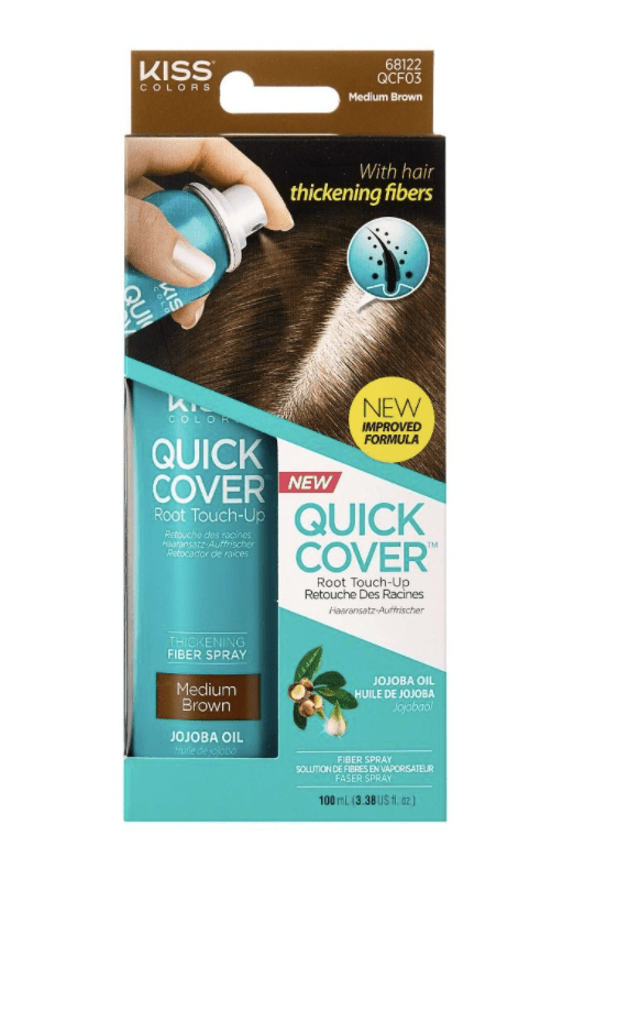 Kiss Quick Cover Root Touch-Up Fiber Spray 3.38 oz