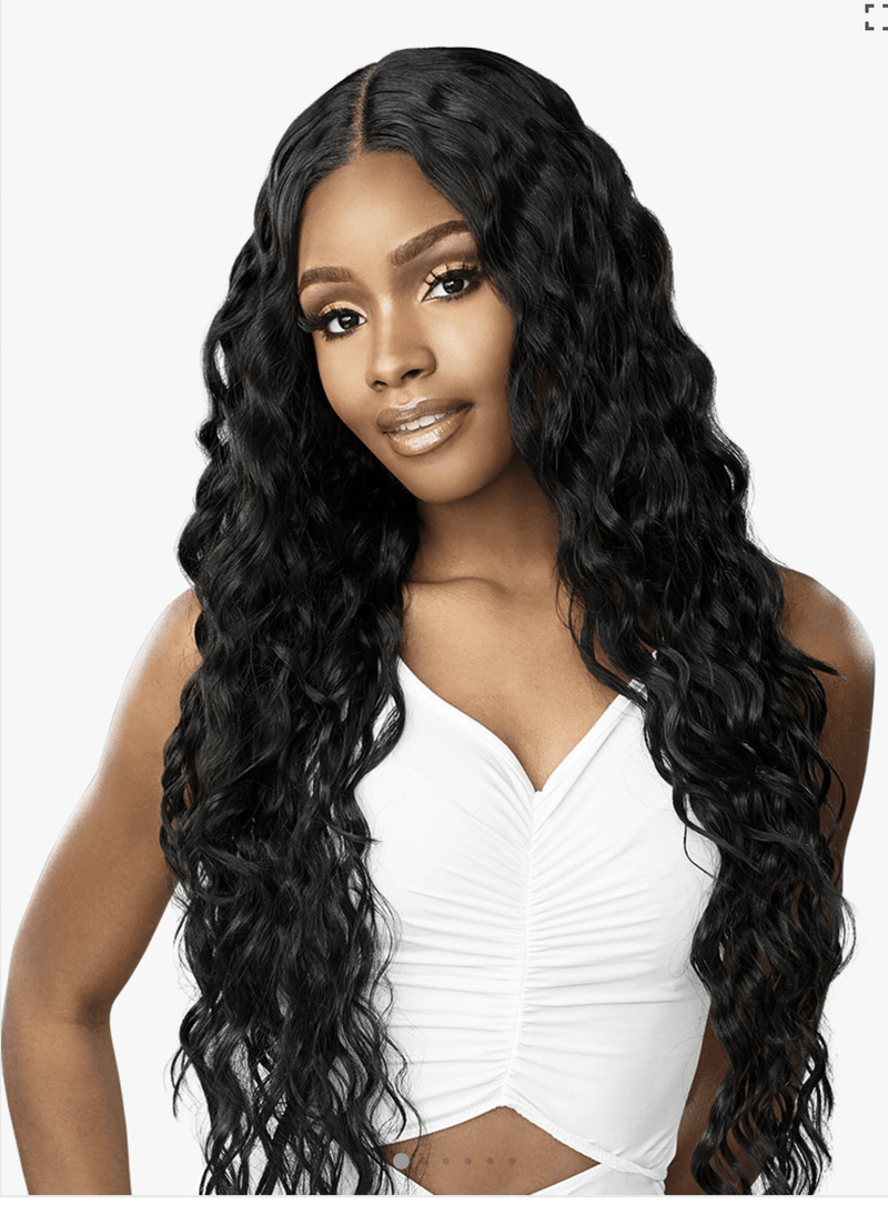 Sensationnel Butta Lace Human Hair Blend Loose Curly 32"