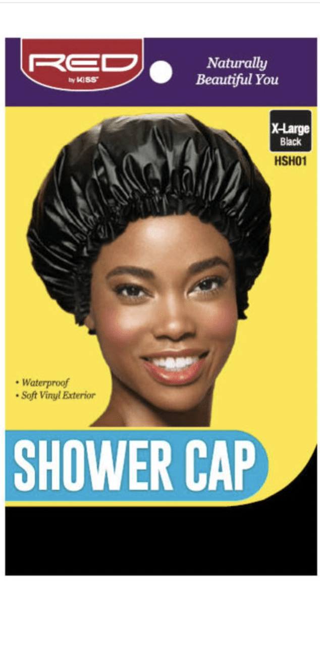 Red by Kiss Shower Cap Black X-Large #HSH01