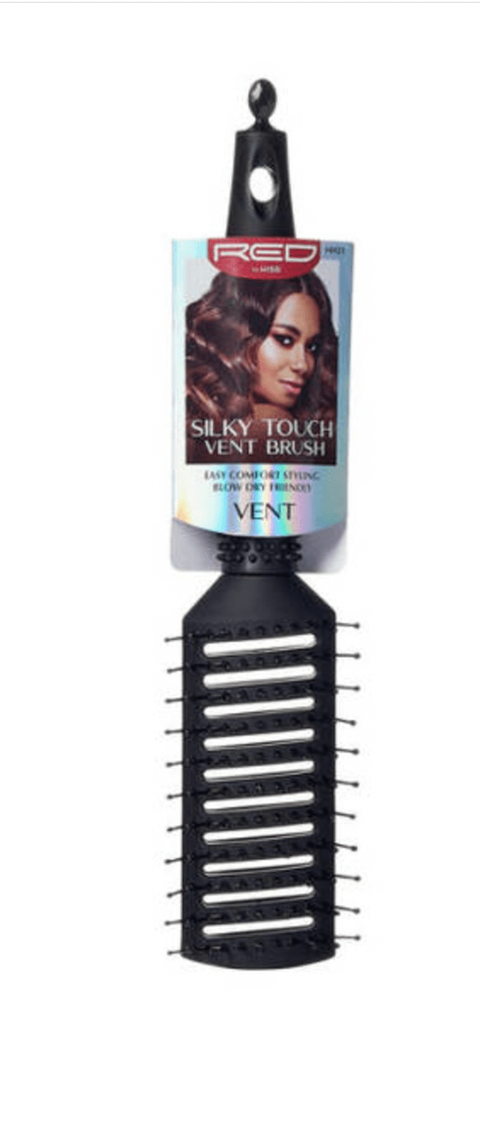 Red Kiss Red Rubberized Vent Brush