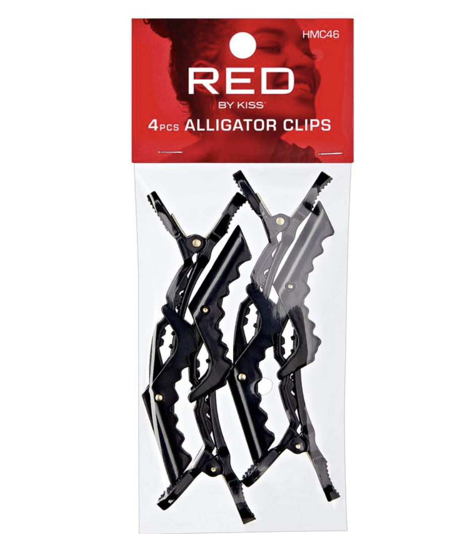 Red Alligator Clips 4 pcs #HMC46
