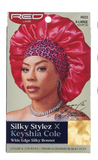 Red Silky Bonnet XL - BPolished Beauty Supply