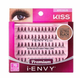 Kiss iEnvy 2X Volume Ultra Black Knot Free Long 70pc KPE06UB
