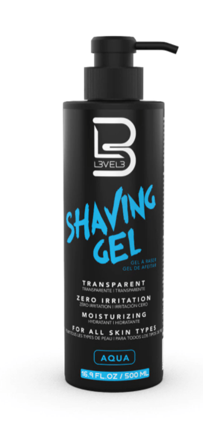 L3VEL3 Hair Transparent Shaving Gel 16.9 oz