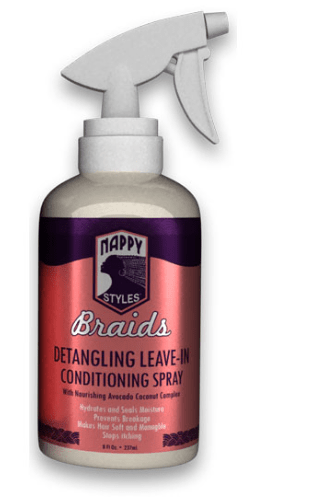 Nappy Styles Braids Detangling Leave-In Conditioning Spray ( 8 oz)