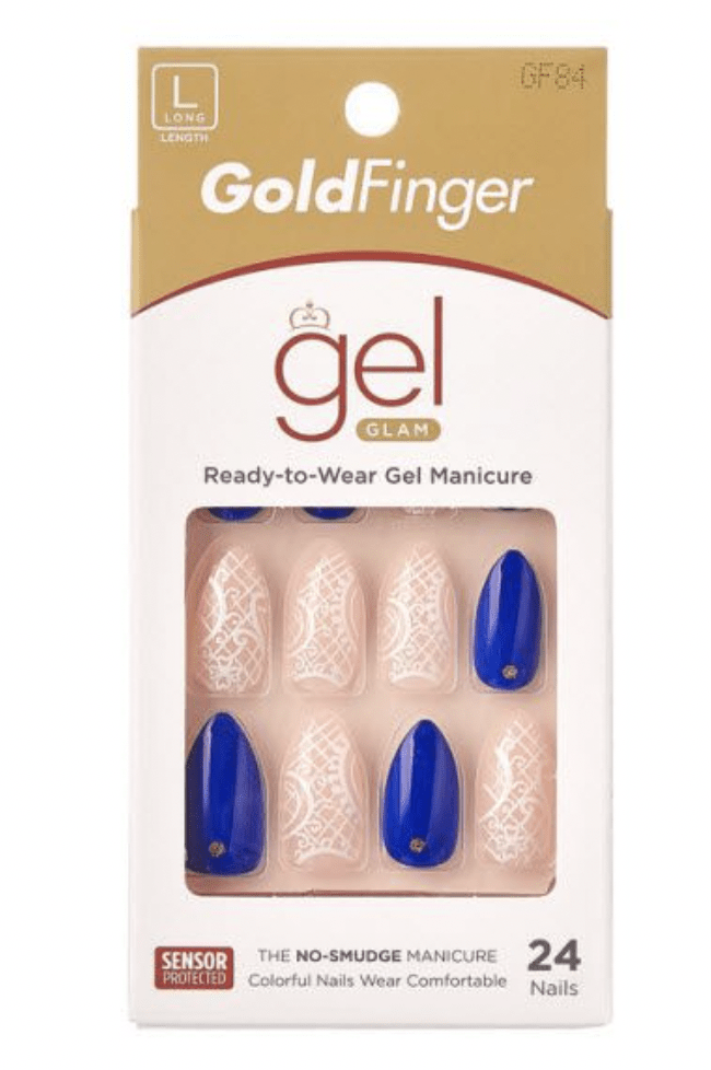 Kiss Gold Finger Glam Ready-to-Wear Gel Manicure