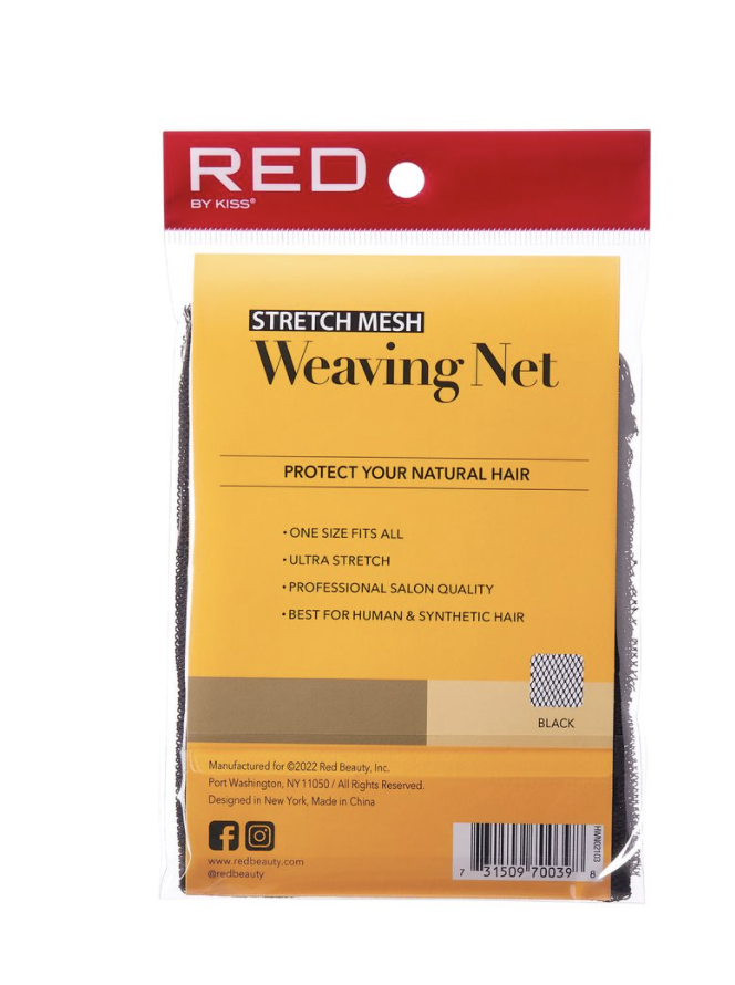 Red Stretch Weaving Net Black #HWN02 - BPolished Beauty Supply