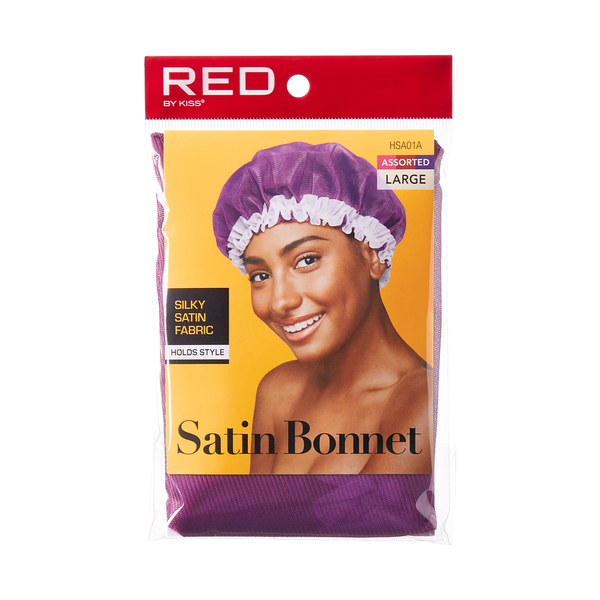 Red Satin Bonnet Assorted Large #HSA01A