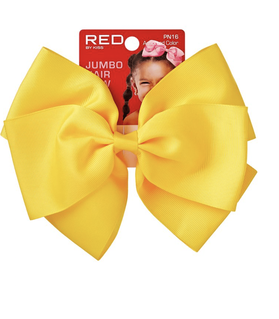 Red Kids Ribbon Metal Clip (Jumbo Size) #PN16