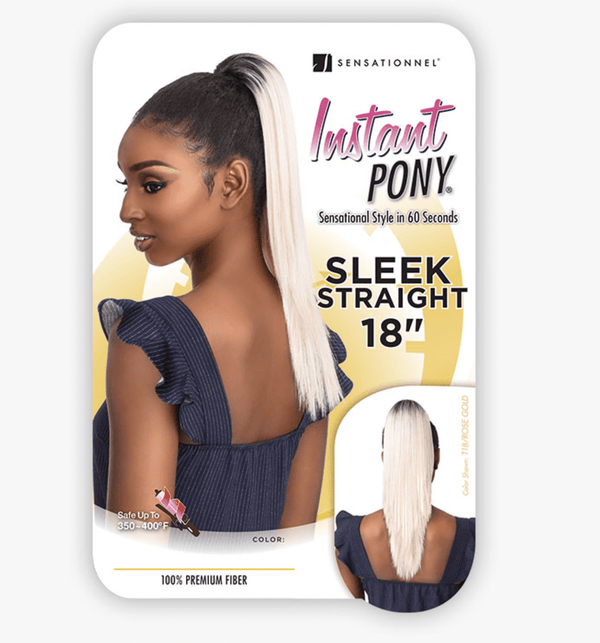 Sensationnel Instant Pony Wrap Synthetic Ponytail -Sleek Straight 18"