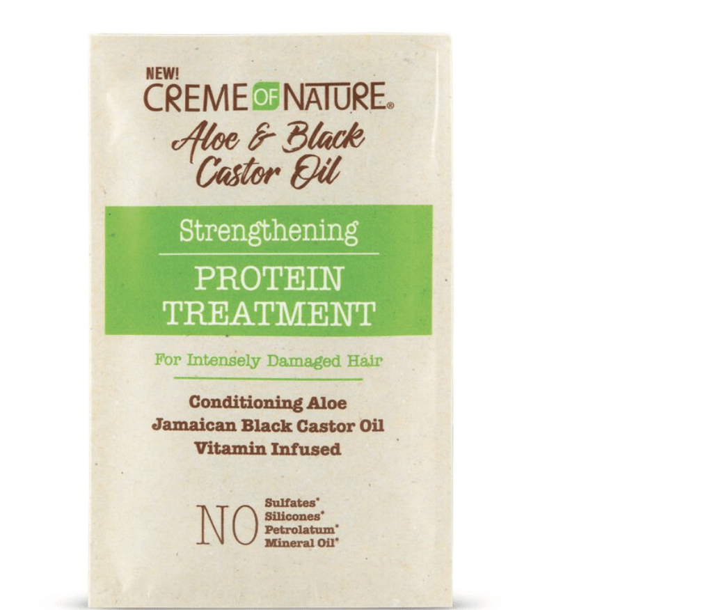 Creme of Nature Aloe & Black Castor Strengthening Protein Mask Treatment 1.5 oz