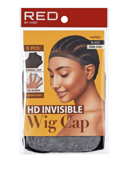 Red HD Stocking Wig Cap (5pcs) (Black, Natural, Beige)