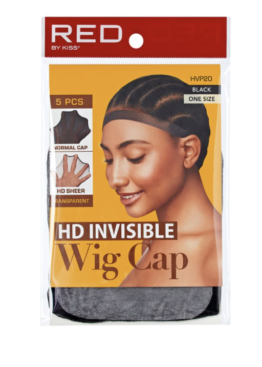 Red HD Stocking Wig Cap 5 pcs (Black, Natural, Beige) - BPolished Beauty Supply