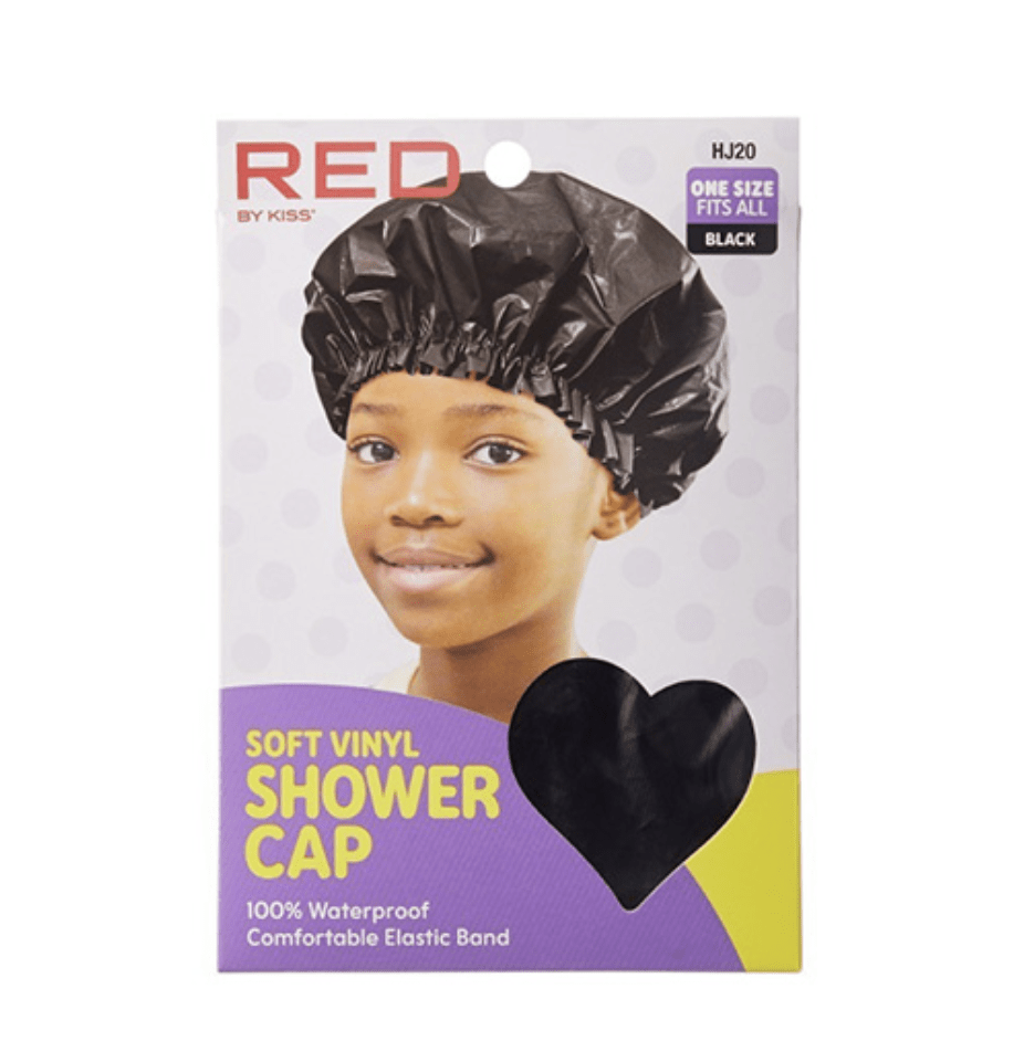 Red by Kiss Soft Vinyl Shower Cap #HJ20