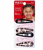 Red Kids Snap Clip Assorted # PN18 - BPolished Beauty Supply