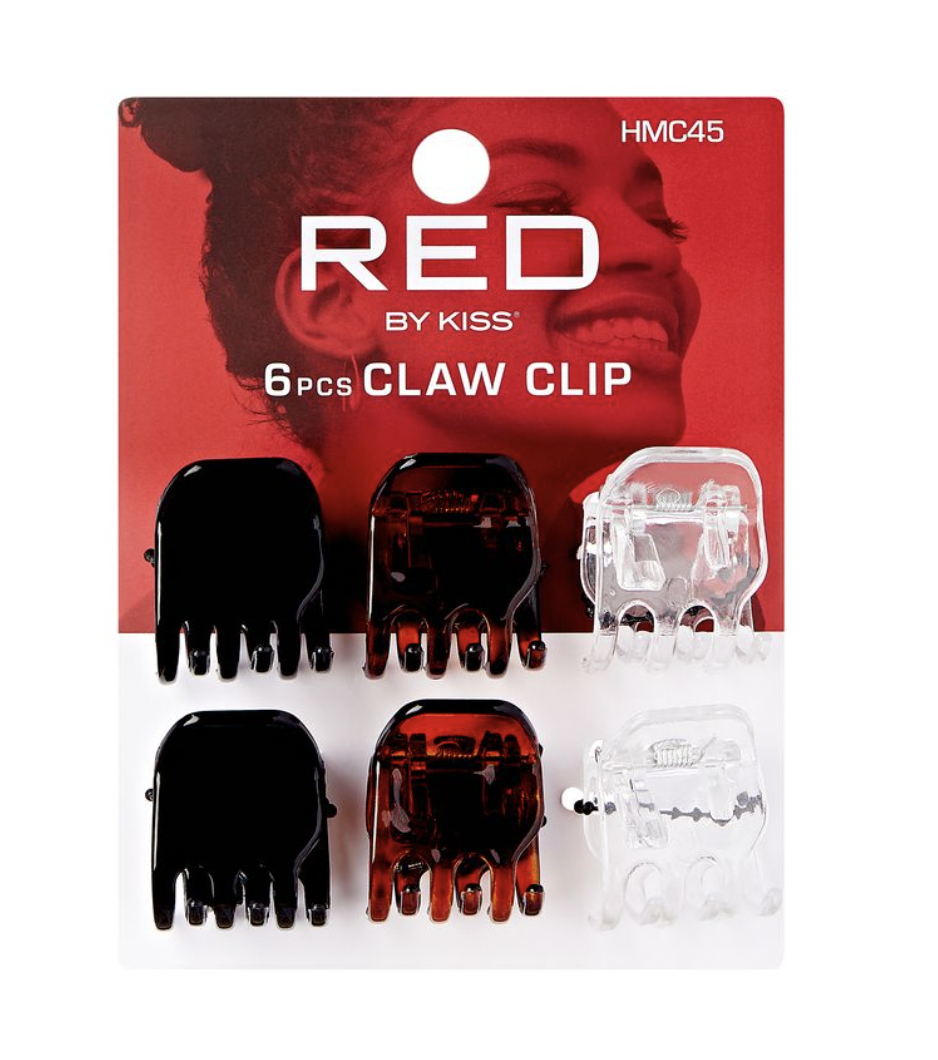 Red Hair Claw Clip 6 pcs #HMC45 - BPolished Beauty Supply