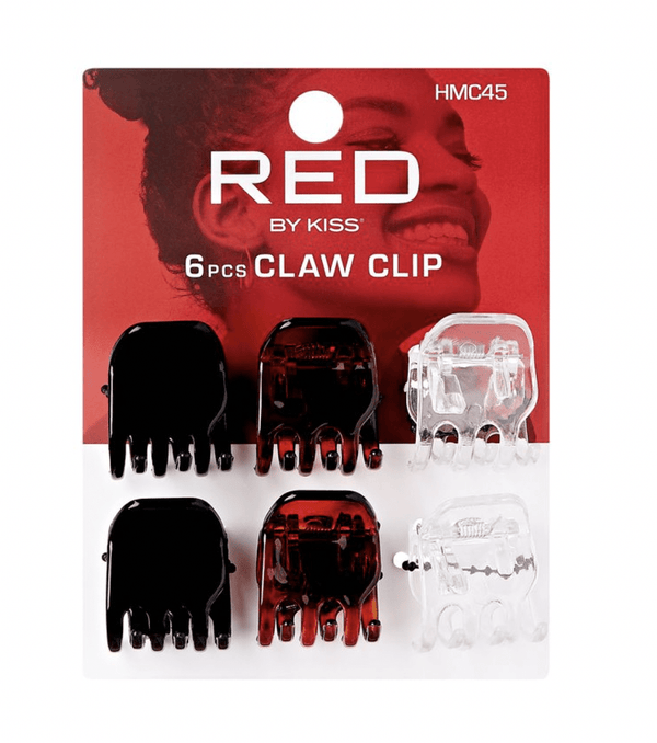 Red Hair Claw Clip 6 pcs #HMC45