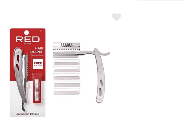 RED Stainless Steel Hair Shaper with 5 Blades #HS11