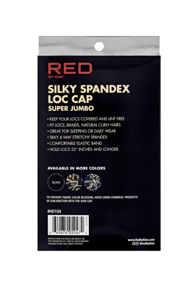 Red by Kiss Silky Spandex Loc Cap Super Jumbo Assorted #HD104