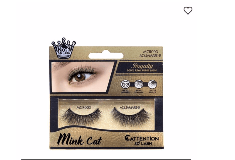 Ebin Mink Cat 3D Lashes (Assorted Kinds)