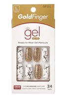 Kiss Gold Finger Glam Ready-to-Wear Gel Manicure