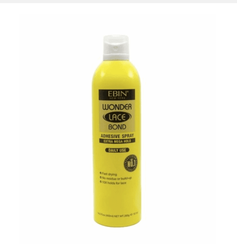 Ebin Wonder Lace Bond Adhesive Spray (Extra, Firm, Supreme, Sensitive)