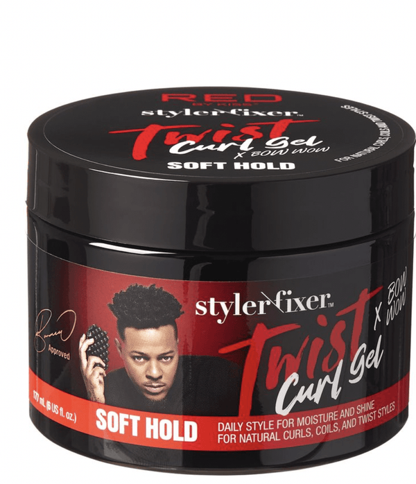 Red by Kiss Styler Fixer Twist Curl Gel X Bow Wow Soft Hold 6oz #STG01