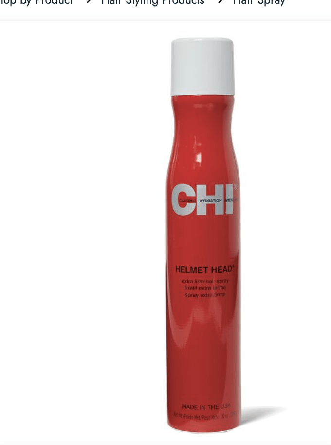 Chi Helmet Head Hair Spray 10 oz