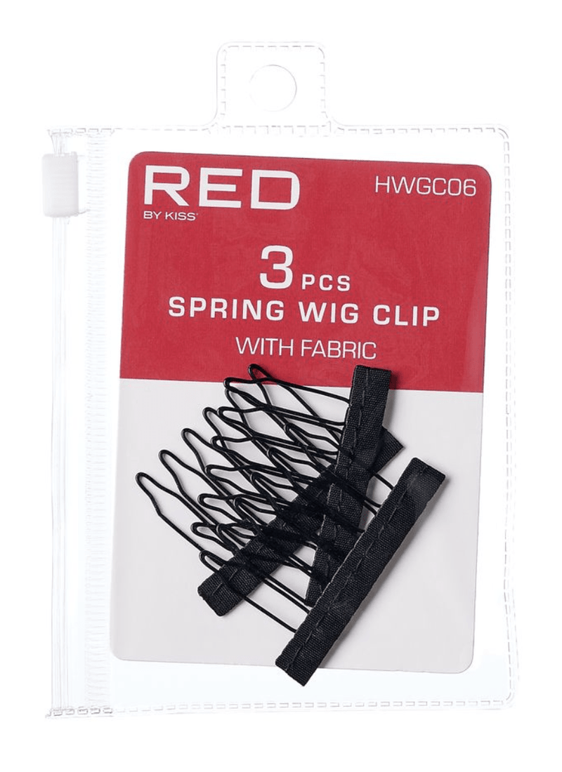 Red Spring Wig Clips