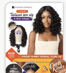 Sensationnel Curls Kinks & Co Kinky Edges Y-Part Spiral Curl 14"