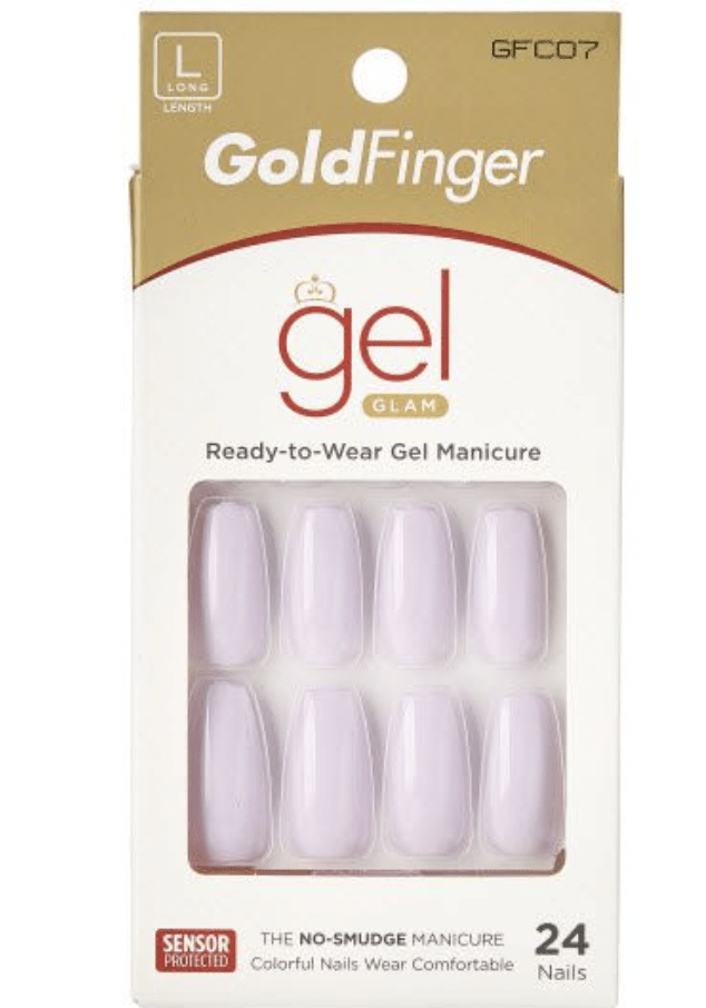 Kiss Gold Finger Glam Ready-to-Wear Gel Manicure