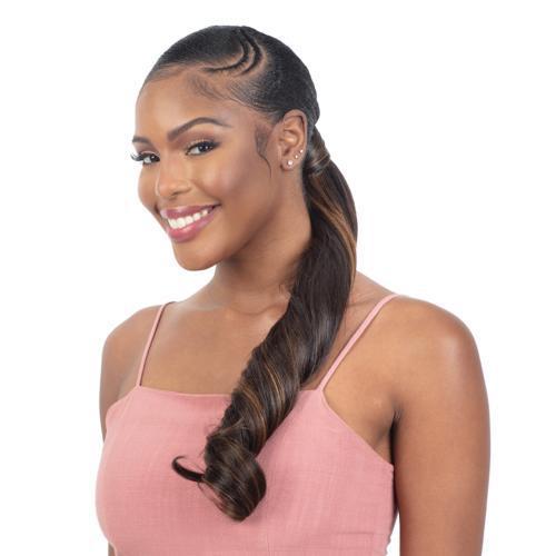 Shake N Go Pony Pro Synthetic Ponytail - French Roll Wave 24' - BPolished Beauty Supply