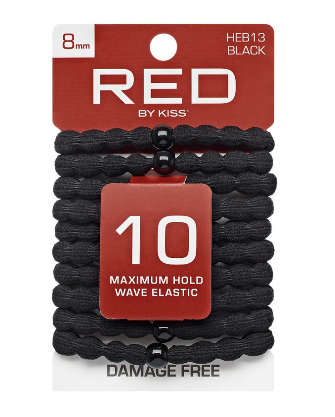 Red Cotton Elastic Band 10 8mm #HEB13 - BPolished Beauty Supply