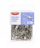 Red Kiss 1 3/4 Double Prong Clips 80pcs #HMC17