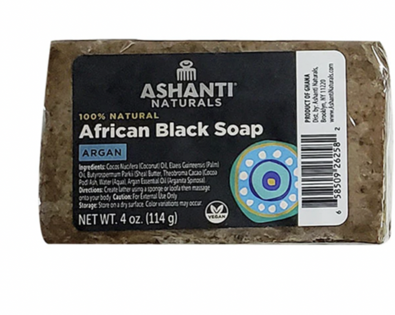 Ashanti 100% Black Soap 4 oz