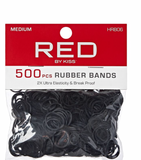 RED Rubberband Medium Size 500 pcs # HRB06 - BPolished Beauty Supply
