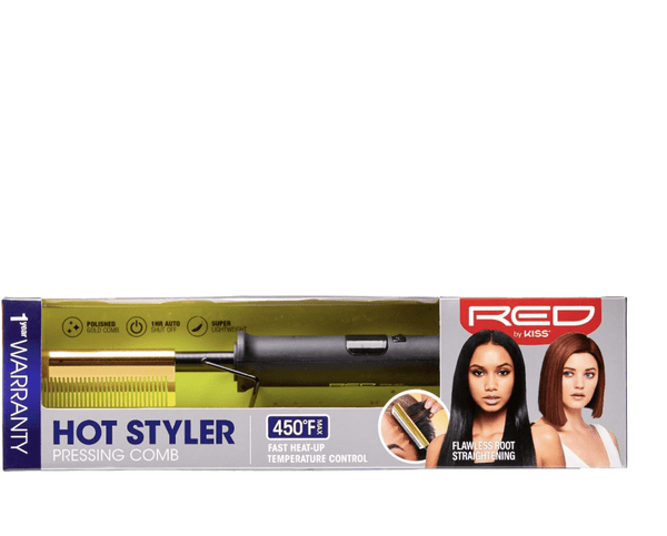 Red Hot Styler Pressing Comb #HC01