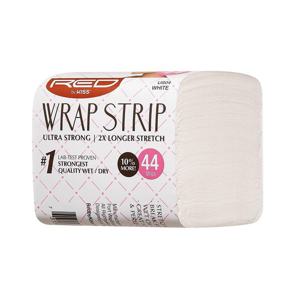 RED Wrap Strips 3.5" White 44 Strips #US04 - BPolished Beauty Supply