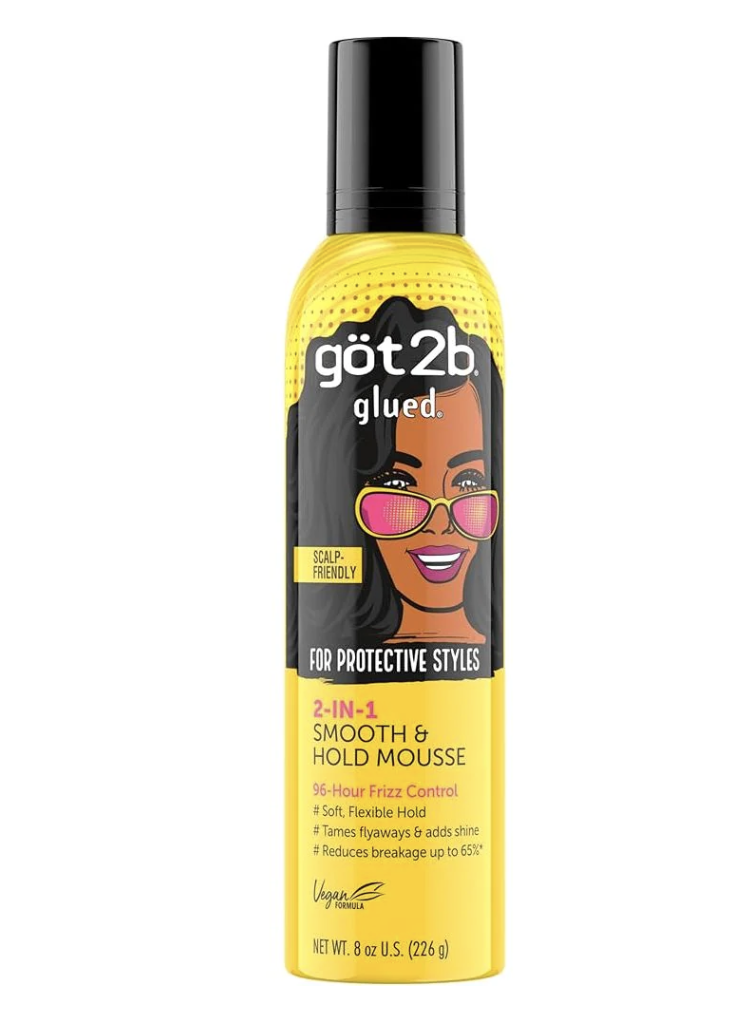 Got2B Glue 2-in-1 Smooth & Hold Mousse 8 oz - BPolished Beauty Supply