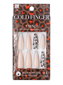 Kiss Gold Finger Trendy Press On Nails