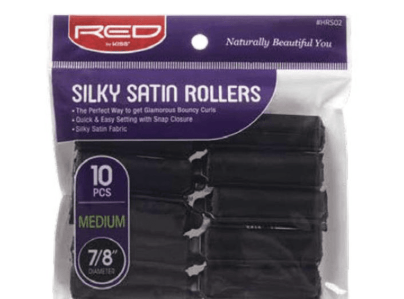 Red by Kiss Silky Satin Rollers