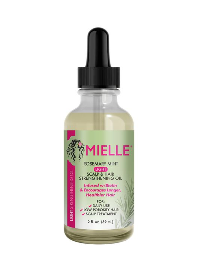 Mielle Organics Rosemary Mint Scalp & Hair Strengthening Light (2 oz.) - BPolished Beauty Supply