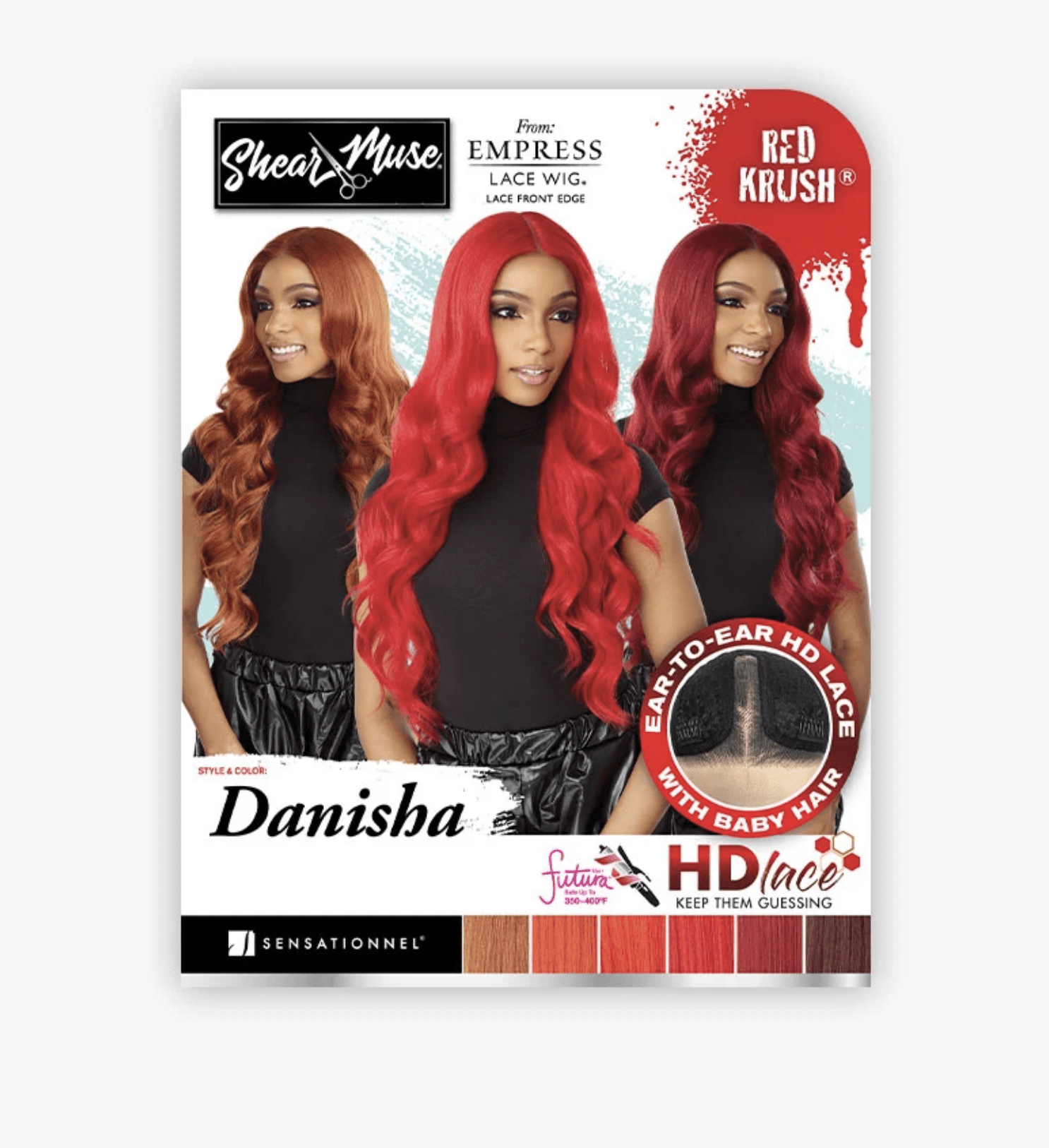 Sensationnel Empress Shear Muse Synthetic Lace Front Wig - Danisha