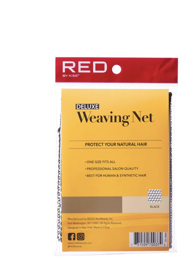 Red Deluxe Weaving Net Black #HWN01 - BPolished Beauty Supply