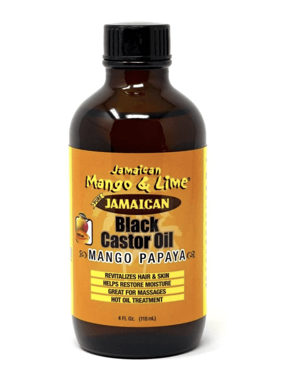 Jamaican Mango Lime Black Castor Oil Mango Papaya 4 oz