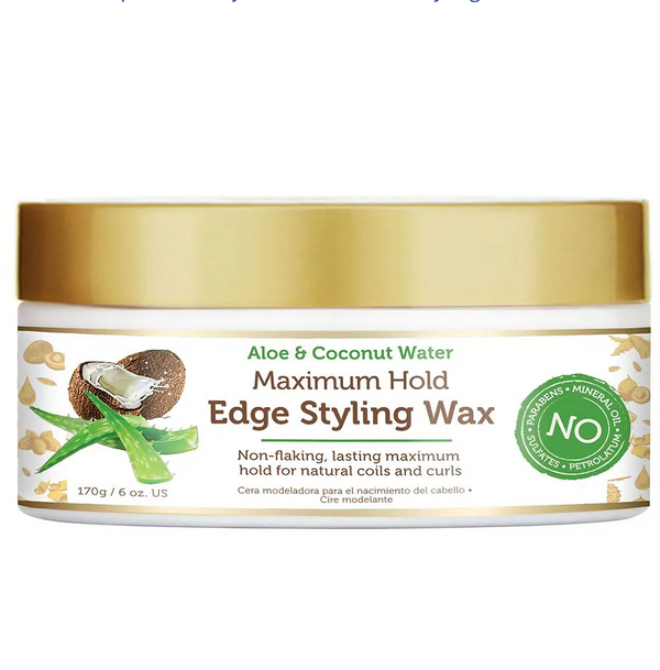African Pride Moisture Miracle Edge Wax 6 oz - BPolished Beauty Supply