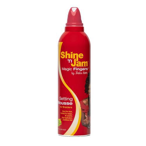 Shine'n Jam Magic Fingers Setting Mousse for Braiders 12 oz